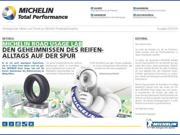 Michelin Total Performance Newsletter tb
