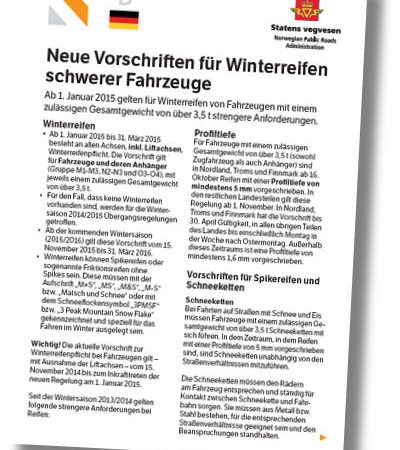 BRV Norwegen Merkblatt