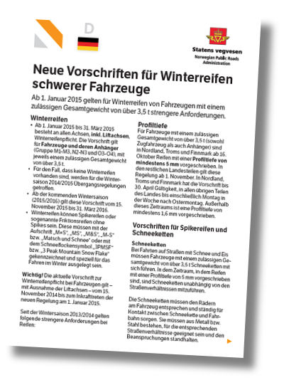 BRV Norwegen Merkblatt