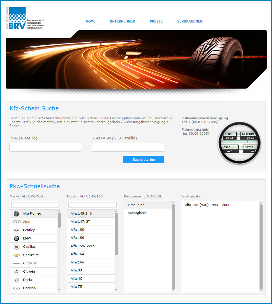 BRV RDKS Konfigurator tb