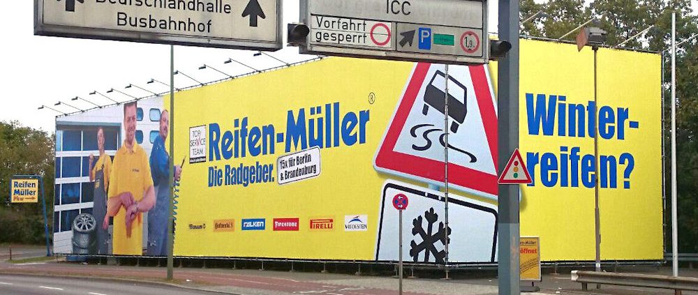 Reifen Müller A 100 Werbepaket tb