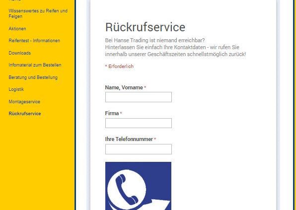 Rückrufservice