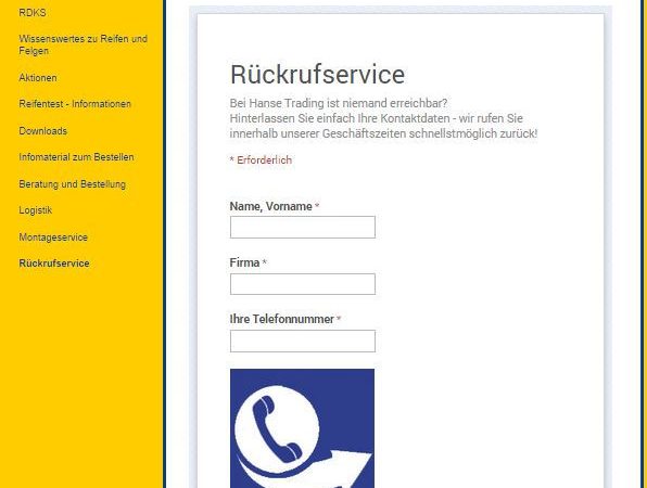 Rückrufservice