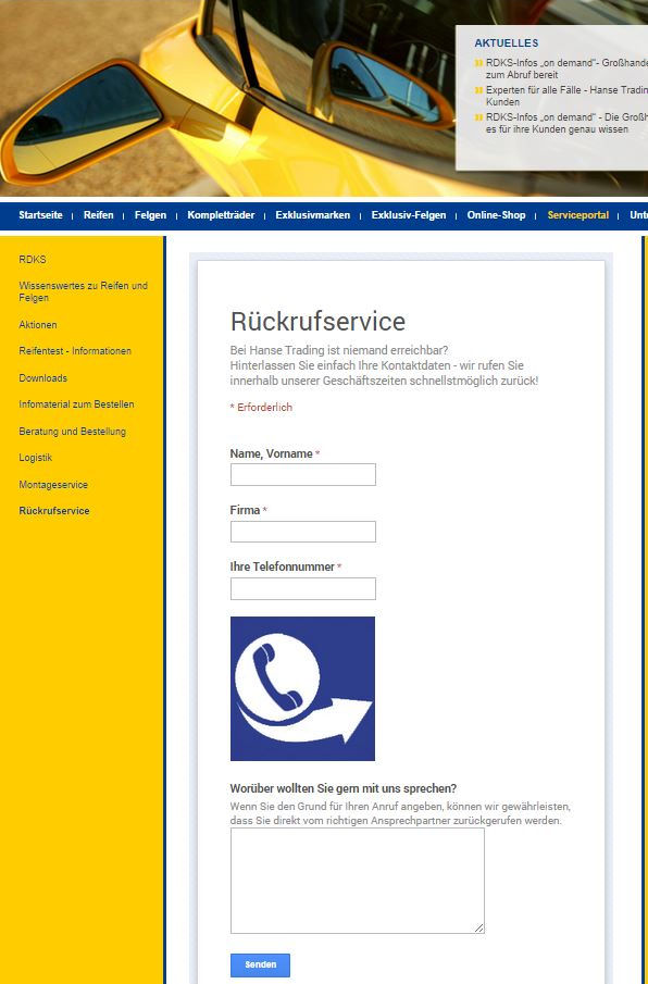 Rückrufservice