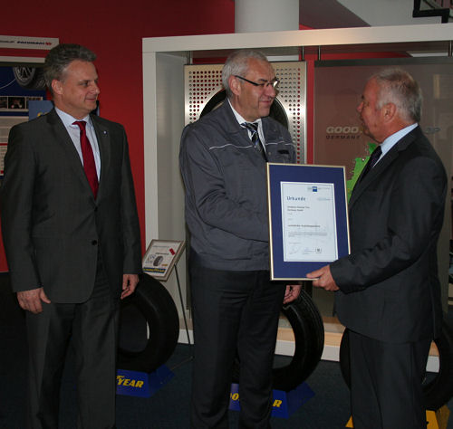 Goodyear Dunlop Riesa Auszeichnung Ausbildungsbetrieb