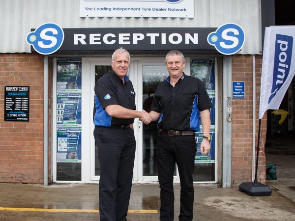 Wayne Daniel Point S UK Development and Area manager is welcoming the first Point S member in Northern Ireland tb