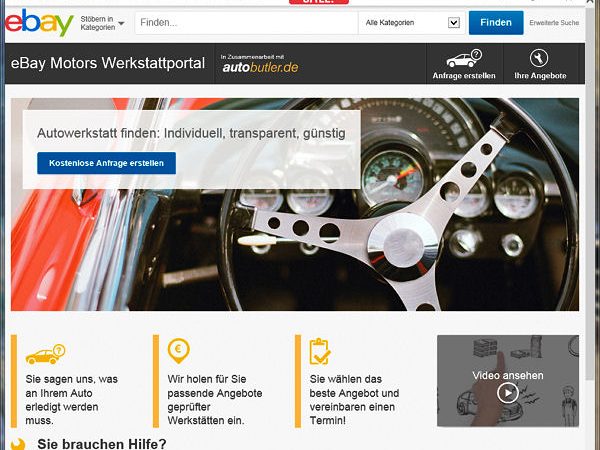 ATU mit eBay Motors und Autobutler