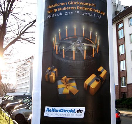 Delticom Conti Jubiläumsglückwünsche