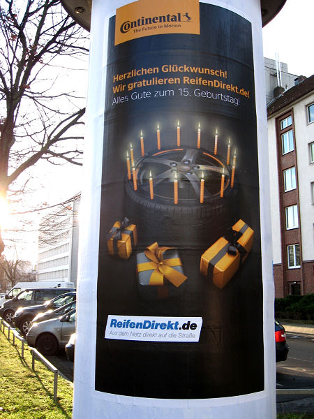 Delticom Conti Jubiläumsglückwünsche