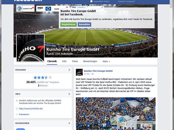 Kumho Tyre Facebook Relaunch