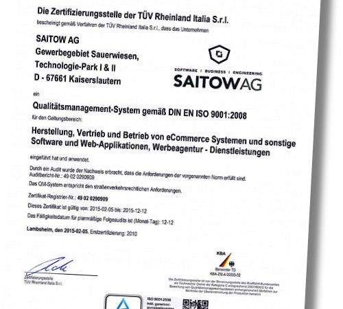 Saitow AG Rezertifizierung