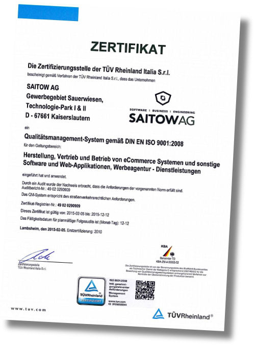 Saitow AG Rezertifizierung