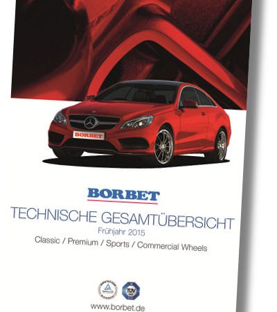 Borbet Technische Gesamtübersicht Frühjahr 2015