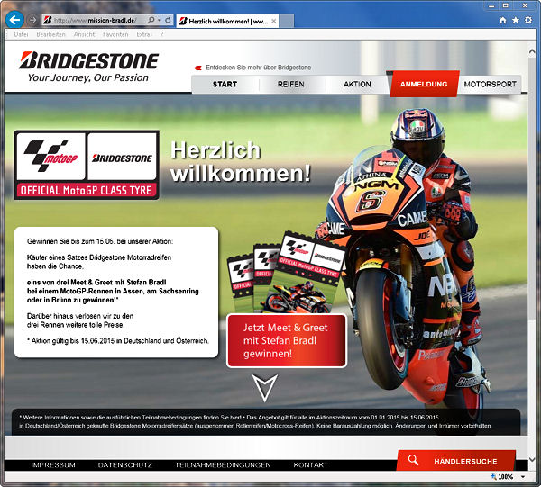 Bridgestone Mission Bradl