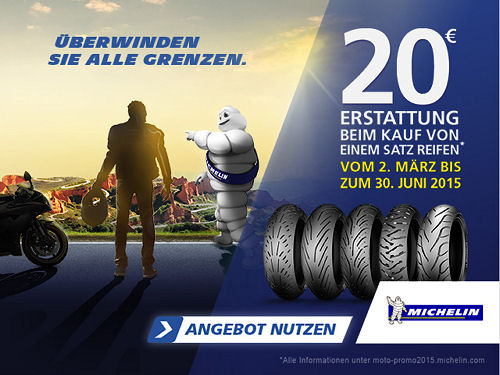 Michelin Tankgutscheinaktion Moppedreifen