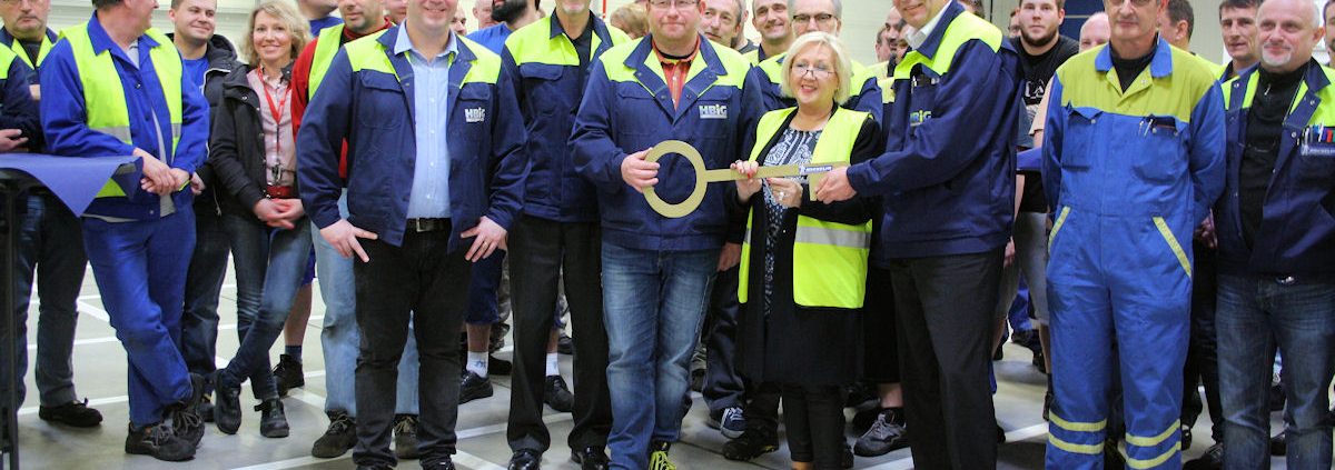 Michelin Einweihung Lagerhalle tb