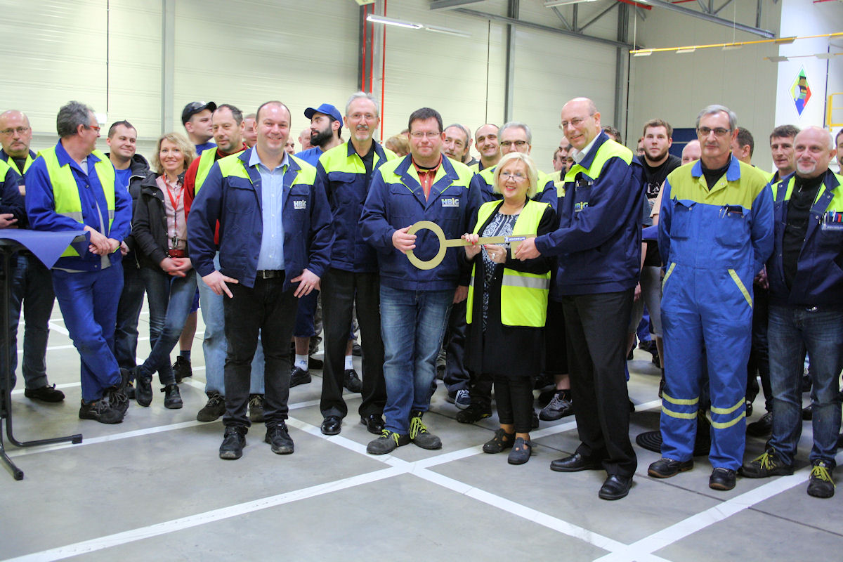 Michelin Einweihung Lagerhalle tb