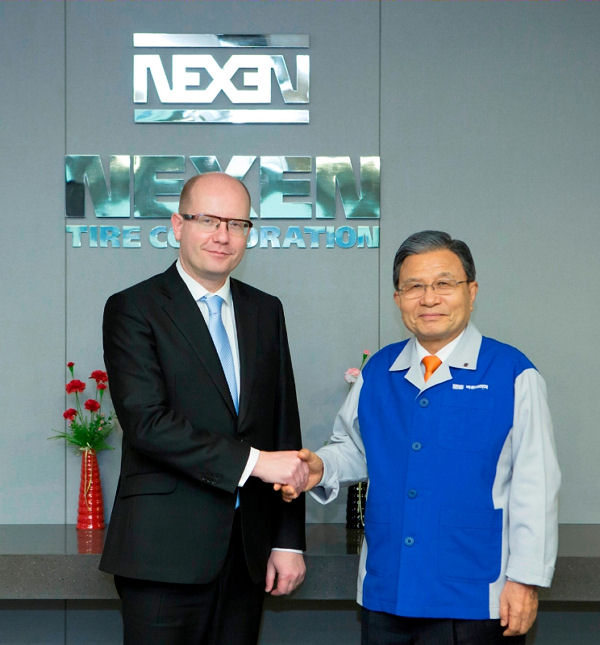 Nexen Besuch von tschechischem Ministerpräsidenten in Südkorea