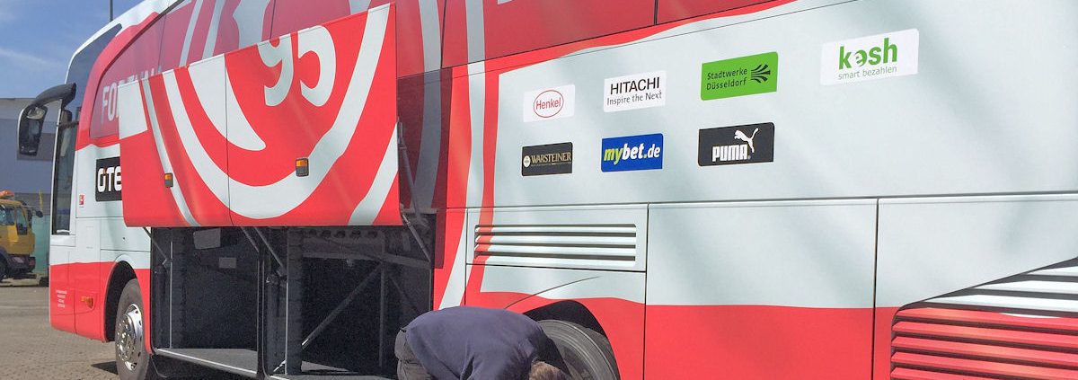 Fortuna Bus Reifenmontage tb