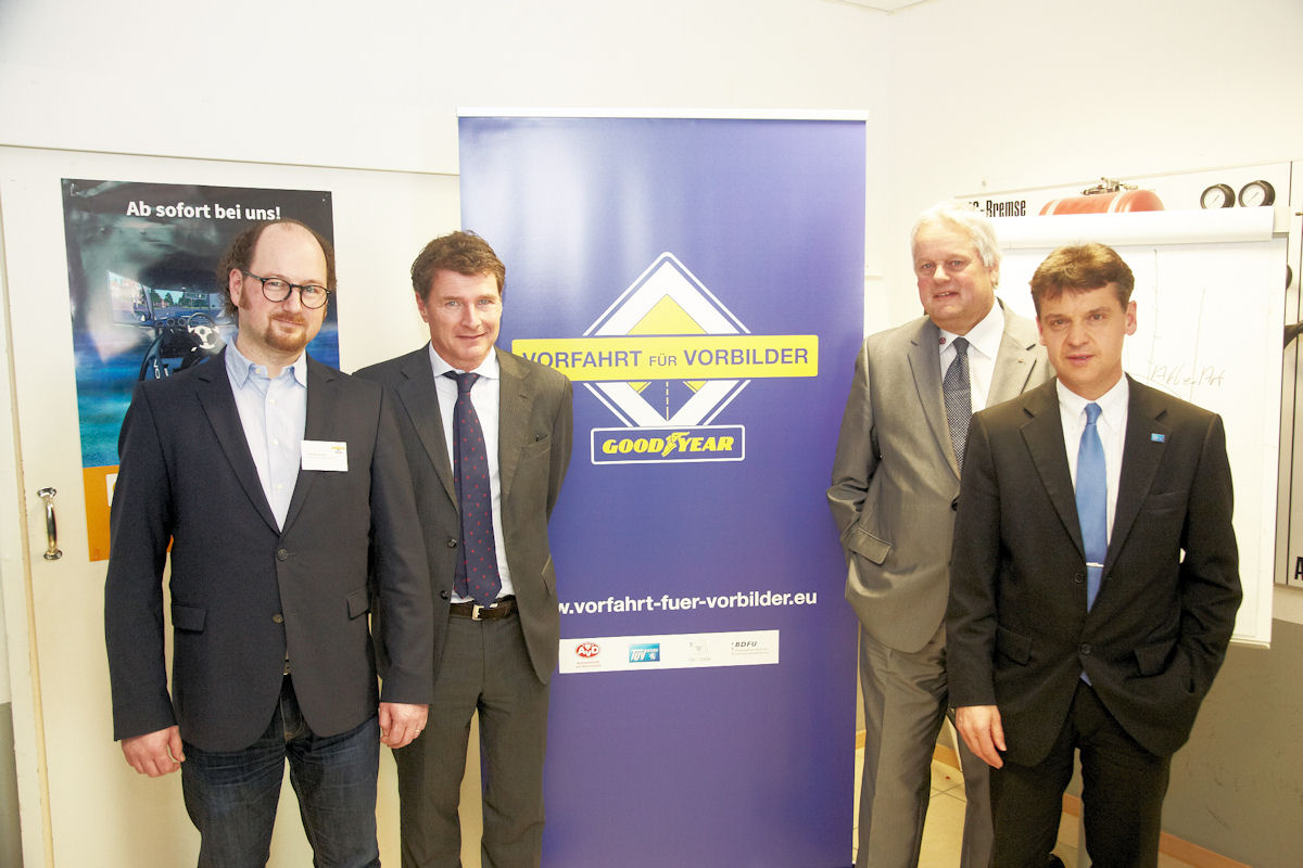 Goodyear Vorfahrt für Vorbilder Auftakt Hanau tb
