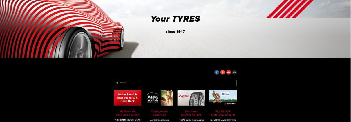 Neue Yokohama Website