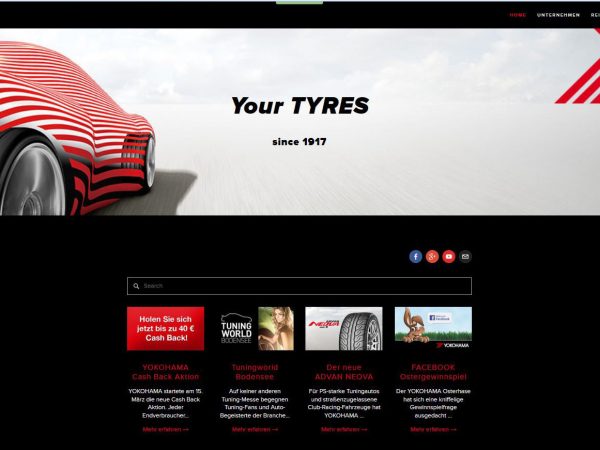 Neue Yokohama Website