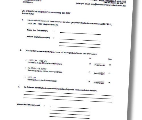 BRV Mitgliederversammlung