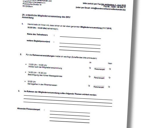 BRV Mitgliederversammlung