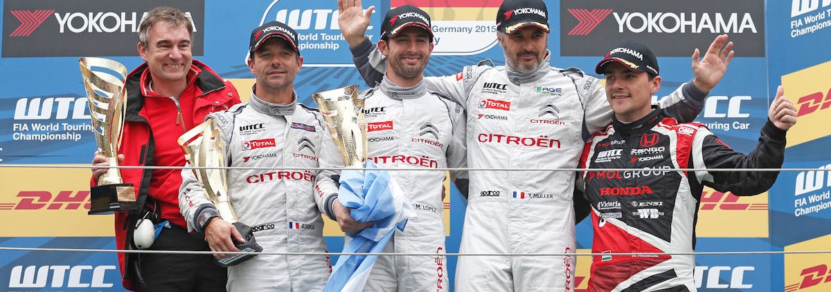 Siegerpodium WTCC tb