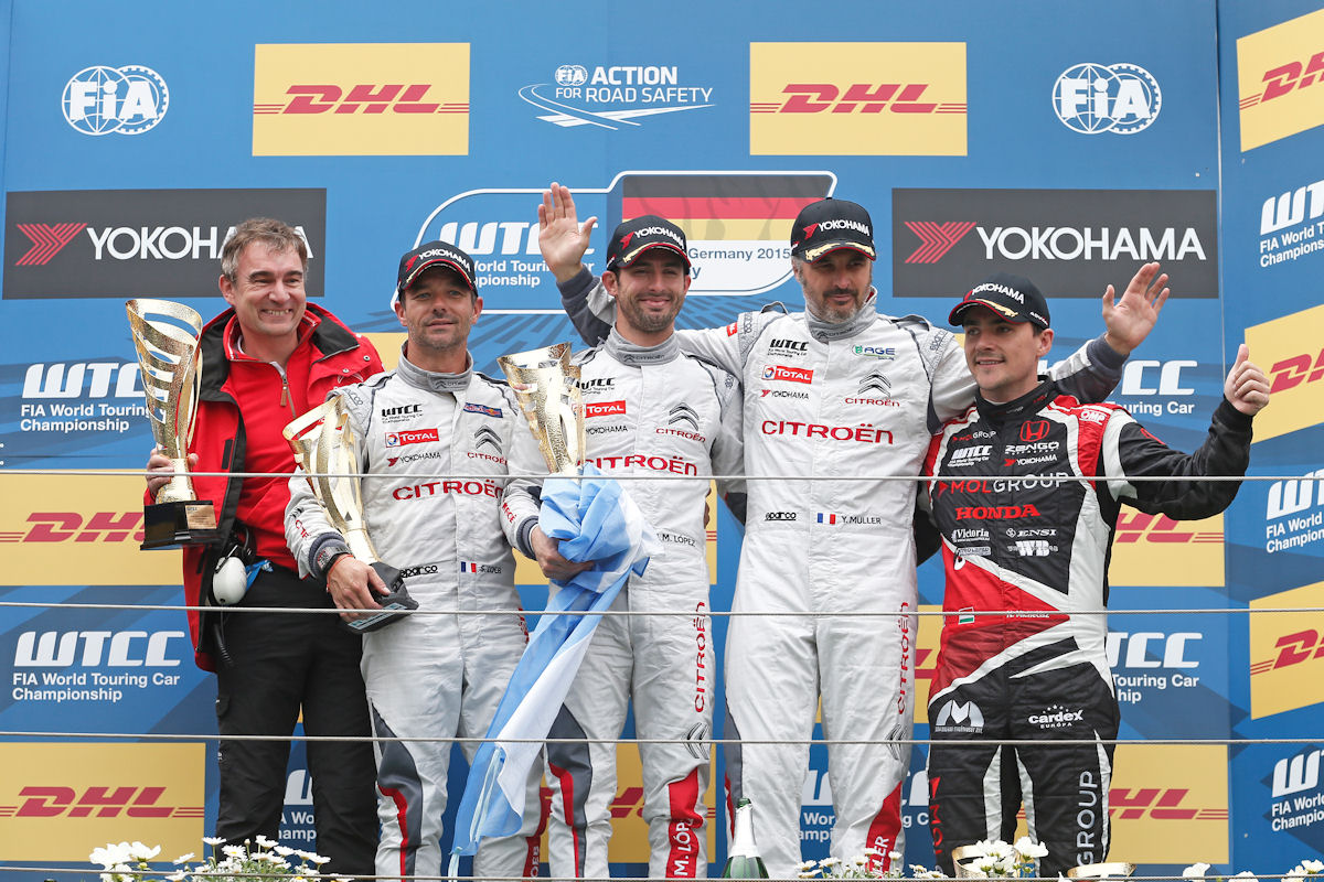 Siegerpodium WTCC tb