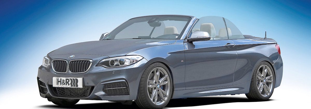 H R BMW M235i Cabrio Federn tb