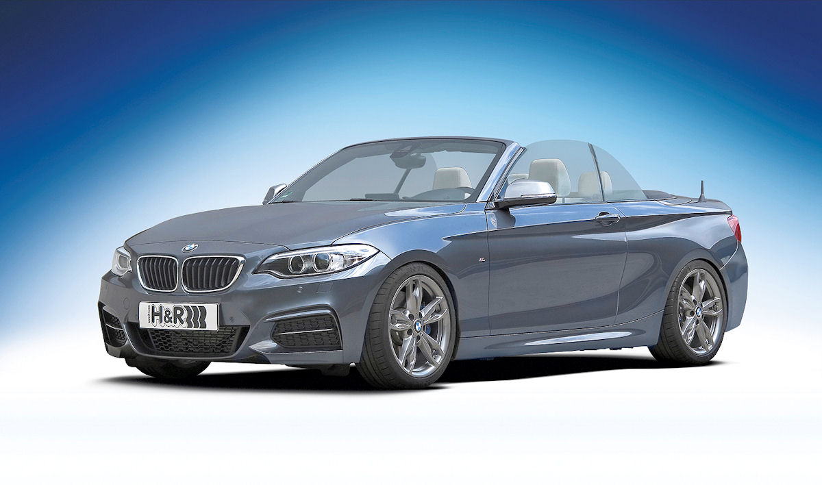 H R BMW M235i Cabrio Federn tb