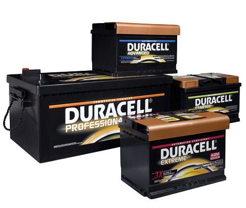 Duracell Starterbatterien für Werkstätten