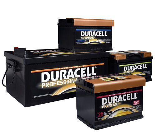Duracell Starterbatterien für Werkstätten