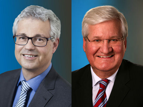 John Jürgen links und Freitag Dieter