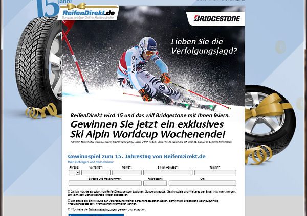 Delticom Bridgestone Gewinnspiel