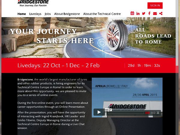 Bridgestone FE Personal für TCE