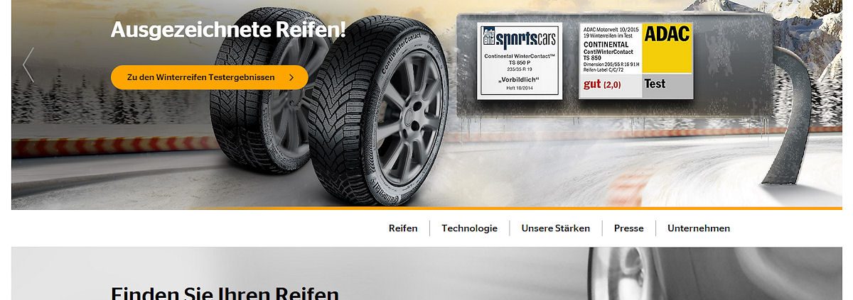 Continental Reifen Division Relaunch tb