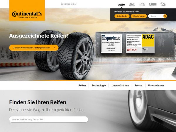Continental Reifen Division Relaunch tb
