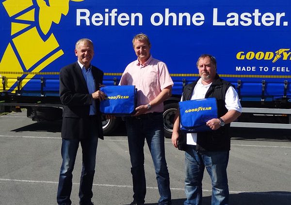 Goodyear GHP Planenwerbung Lkw Reifen