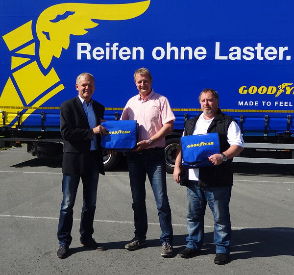 Goodyear GHP Planenwerbung Lkw Reifen