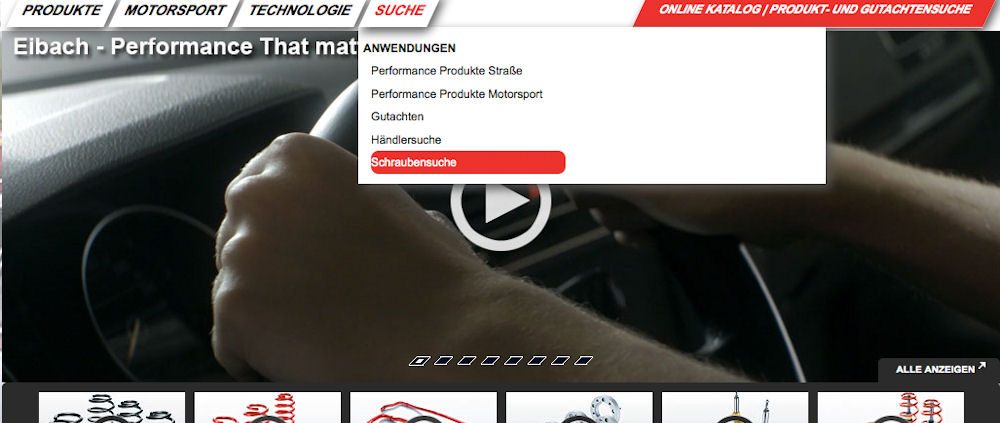 Schraubensuche Screenshot HP 1 tb