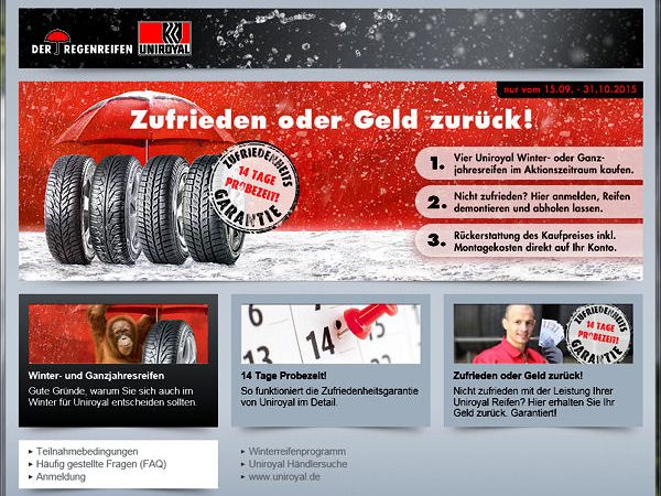 Uniroyal Zufriedenheitsgarantie