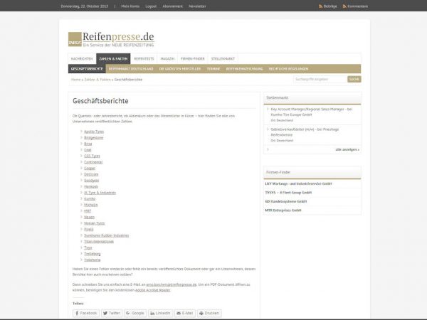 Geschäftsberichte tb