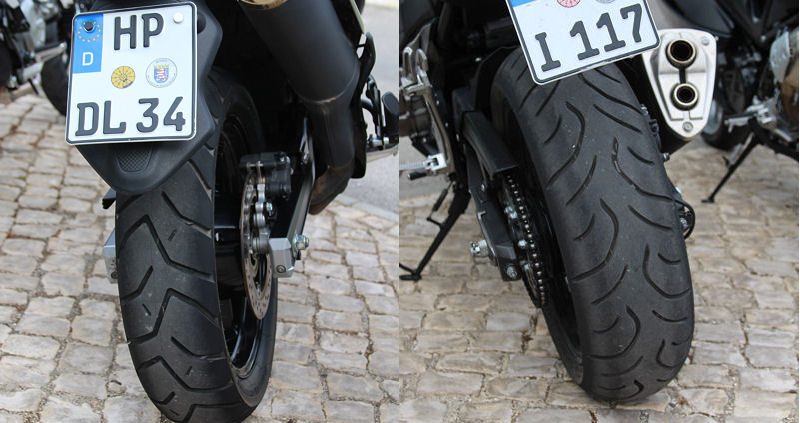Bridgestone neue Motorradreifengrößen