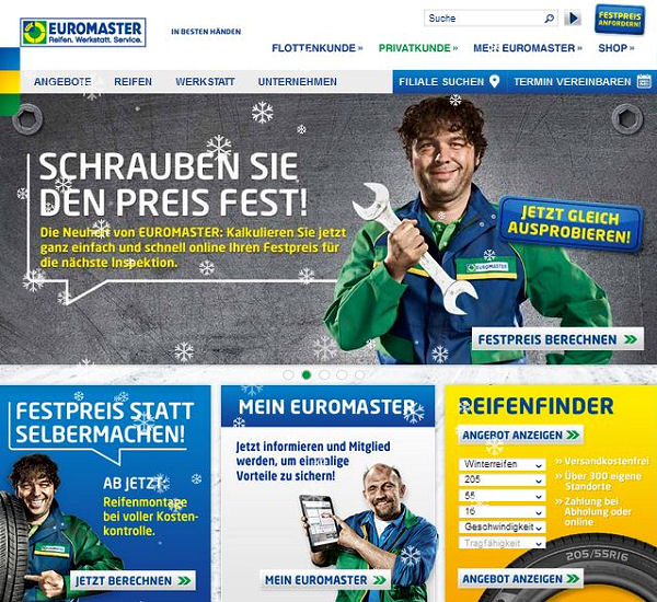 Euromaster Servicepakete online zum Festpreis