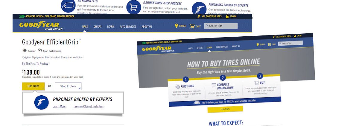 Goodyear Onlinehandel USA tb