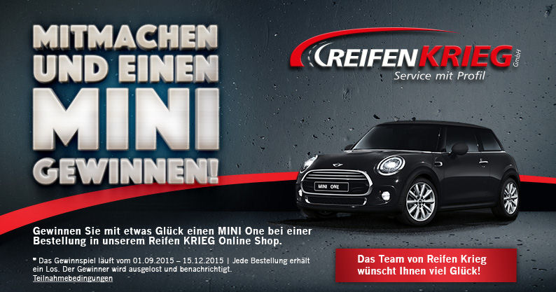 Reifen Krieg Gewinnspiel tb