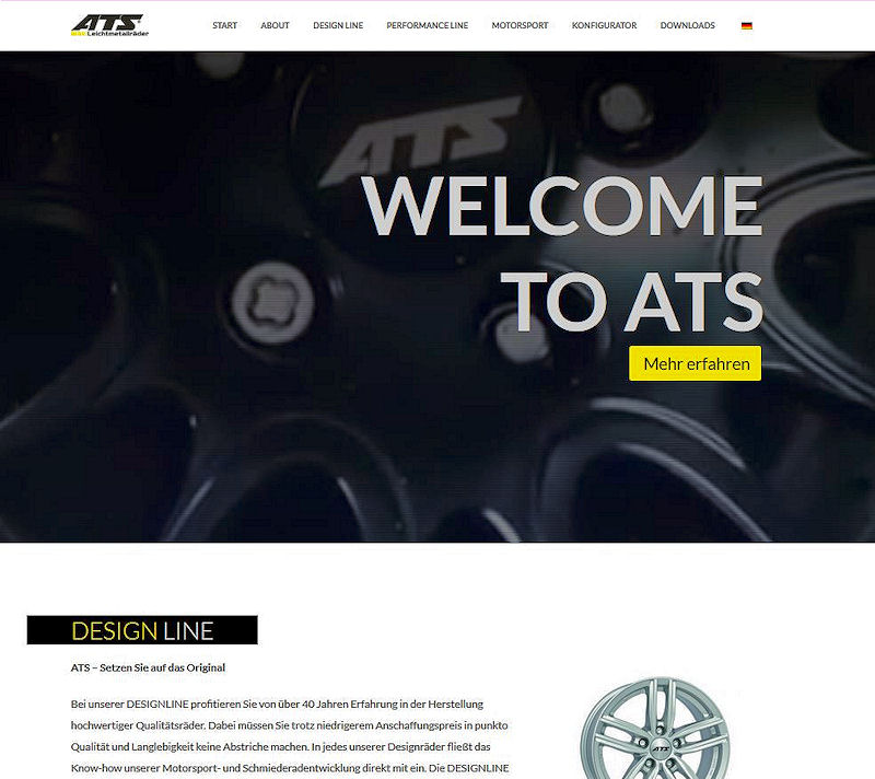UNIWHEELS ATS Webseite tb