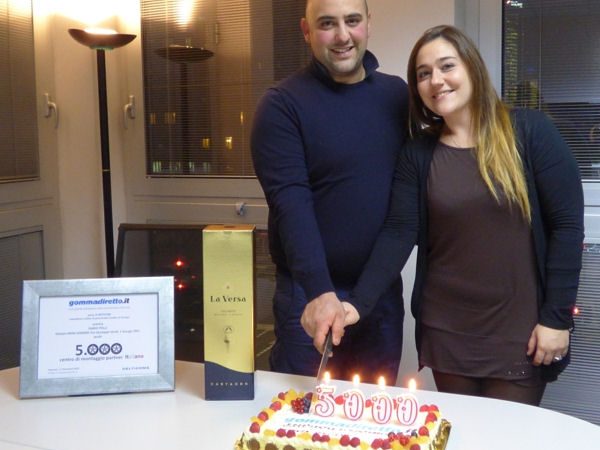 Delticom 5.000. Montagepartner in Italien
